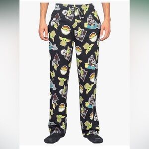 New Star Wars Mandalorian Pajama Pants (Grogu/Baby Yoda Design) NWOT